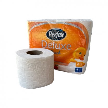 Toaletný papier Perfex 4 broskyňa