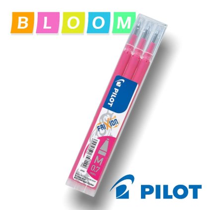 Pilot náhradná náplň ružová 3ks