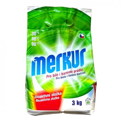 Merkur prací prášok na biele aj farebné 3kg