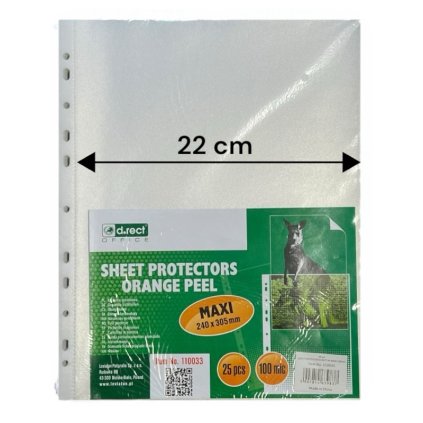 Obal EURO A4 MAXI 100mic matný 25ks