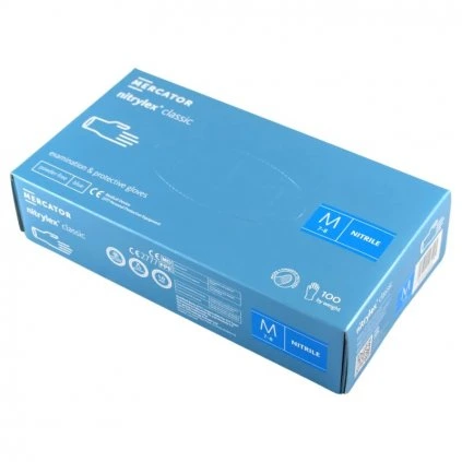 Rukavice Nitril M modré