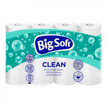 Utierky BIG SOFT Clean 4ks