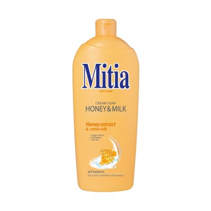 Mitia mydlo 1L Honey & Milk