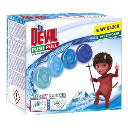 Dr.Devil WC Push Pull Polar Aqua 4x20g