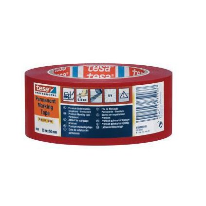 tesaflex značkovacia páska 33m × 50mm PVC červená