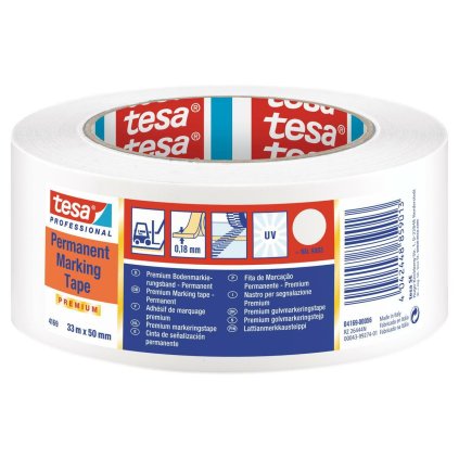 tesaflex značkovacia páska 33m × 50mm PVC biela