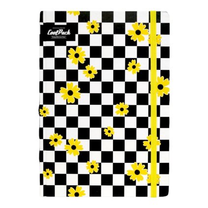 CoolPack blok poznámkový A5 linajkový 80 listov Chess flow