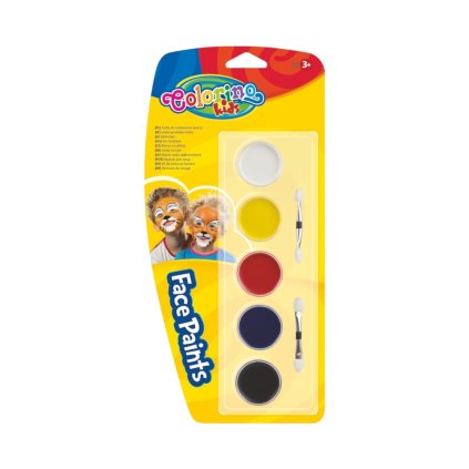 Colorino farby na tvár suché 5 farieb