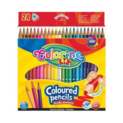 Colorino pastelky trojhranné 24 farieb
