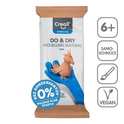 Creall DO&DRY modelovacia hmota 1kg terakota