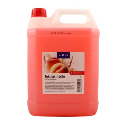 VIONE Mydlo broskyňa 5L perleť