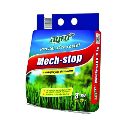 AGRO Mech Stop na likvidáciu machu v trávniku 3kg