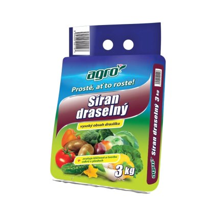 AGRO Hnojivo Síran draselný 3kg