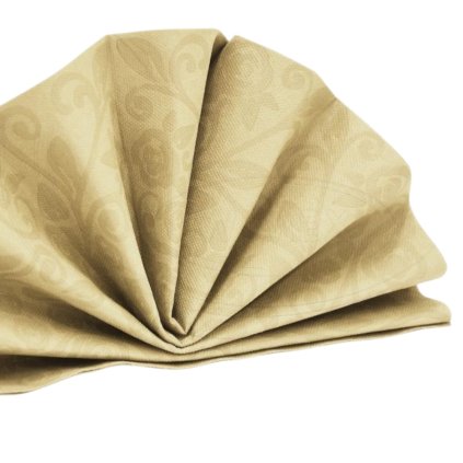 Servítky premium dekor 40x40 béžové 50ks (2)