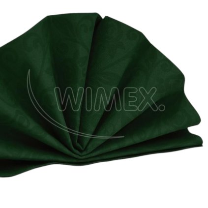 Servítky premium dekor 40x40 tmavozelené 50ks (2)