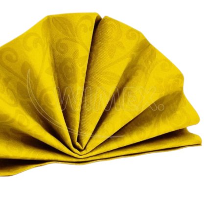 Servítky premium dekor 40x40 žlté 50ks (2)