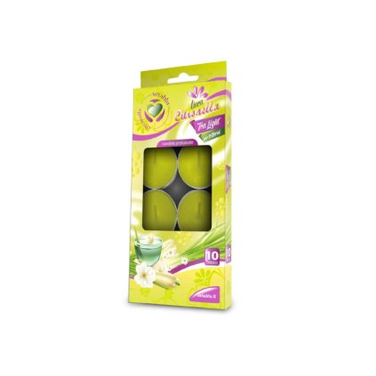 Citronella čajové repelentné sviečky 10ks