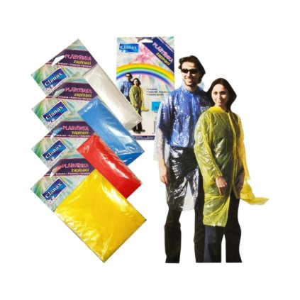 Pršiplášť zapínací plastový mix farieb