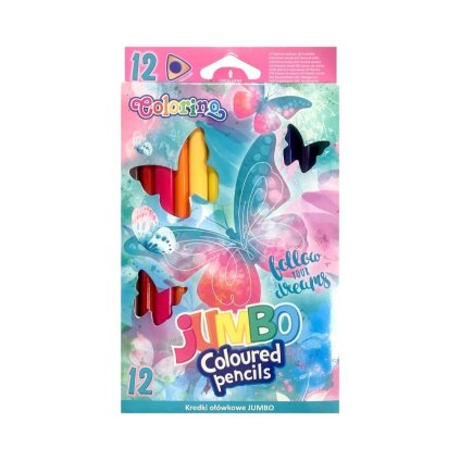 Colorino pastelky trojhranné JUMBO DREAMS 12 farieb