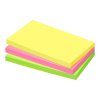 Samolepiaci blok Enviro neon 125mm x 75mm MIX farieb 3kusy
