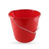 Vedro okrúhle plastové – červené 10L