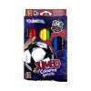 Colorino pastelky trojhranné JUMBO FOOTBALL 12 farieb