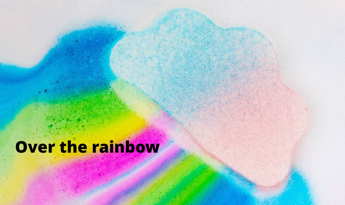 Bomba de baie Over The Rainbow