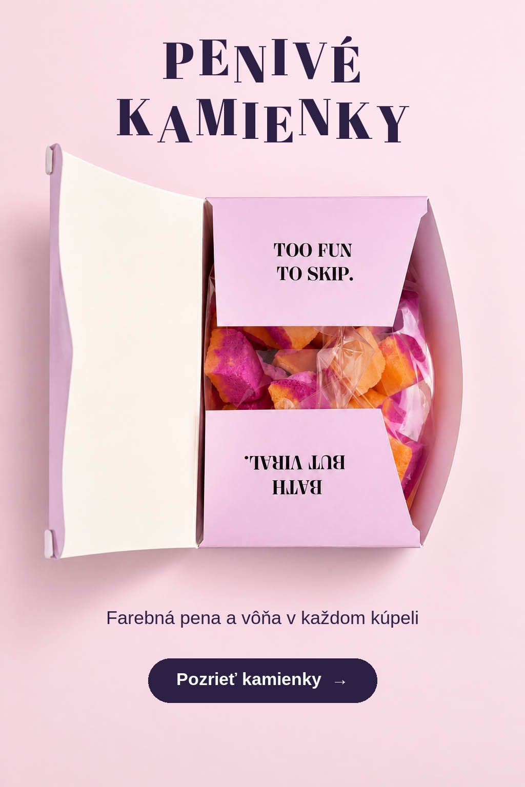 Penivé kamienky do kúpeľa BLOOMBEE
