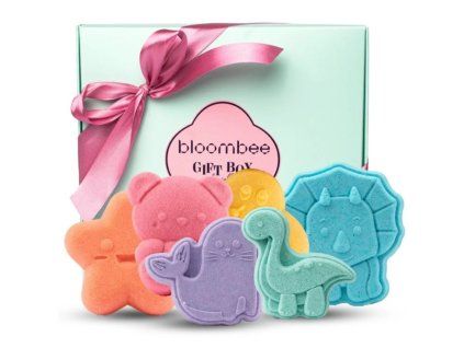 Darčekový box BLOOMBEE s detskými kúpeľovými bombami