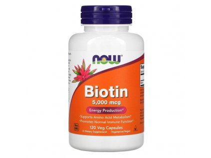 NOWFOODS BIOTIN5000MCG