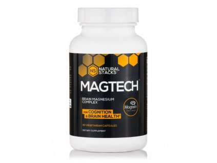 magtech magnesium 90 vegetarian capsules by natural stacks