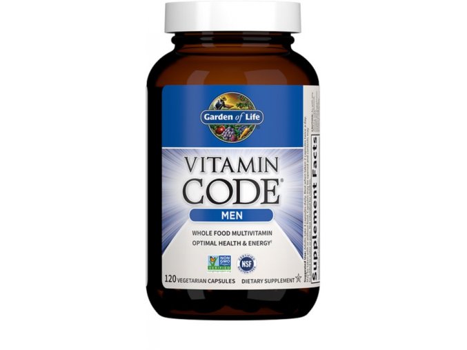 garden of life raw vitamin code men komplexni multivitamin pro muze