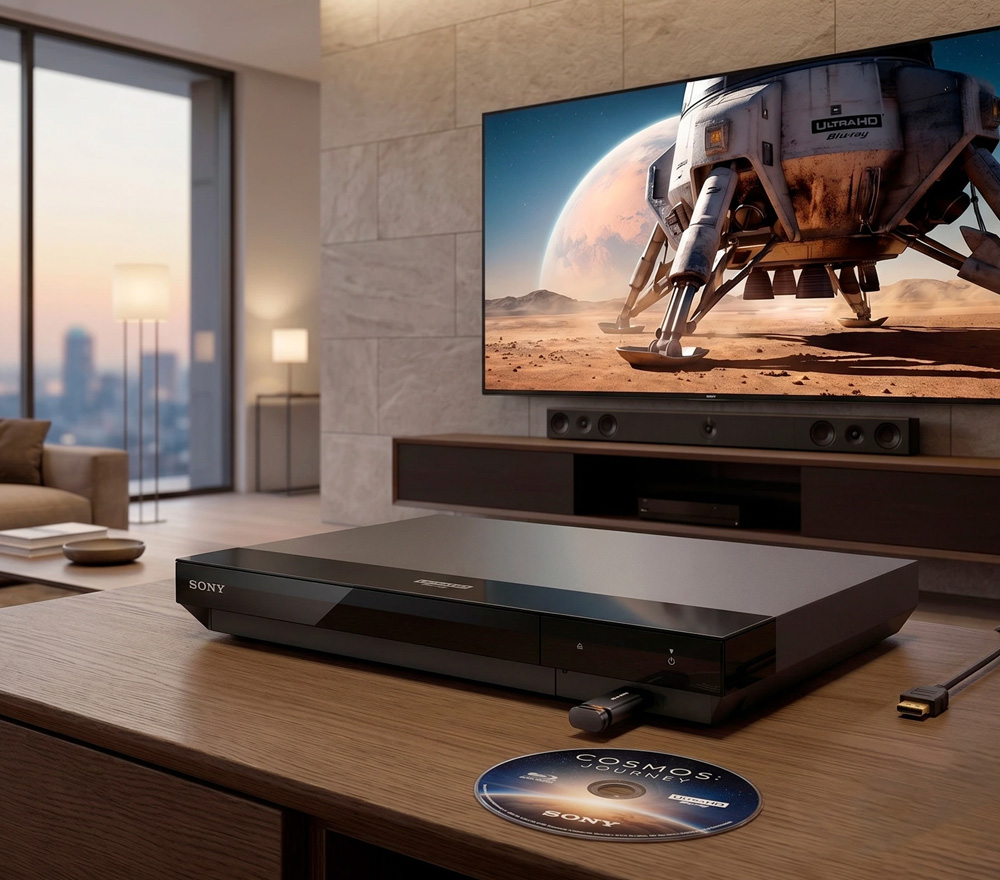 SONY UBP-X700/K 4k Ultra HD Blu-ray přehrávač | Dolby Atmos | DTS-X | HDR | Dolby Vision | 2x HDMI
