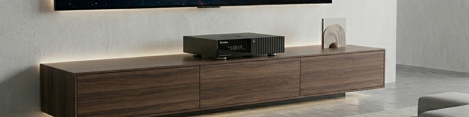 Zidoo Z3000 PRO - Elegantní symetrické hliníkové šasi