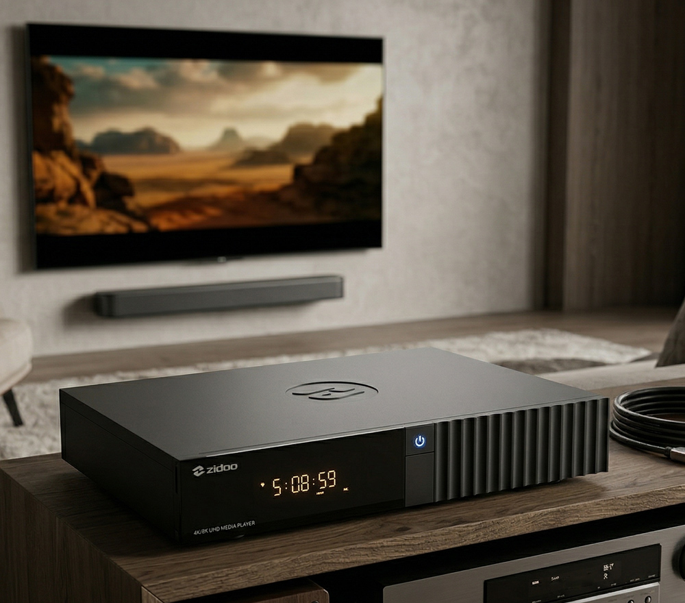 Zidoo Z3000 PRO - Plná podpora Blu-ray a UHD menu navigace