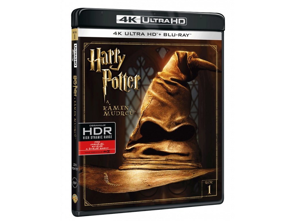 Harry Potter a Kámen mudrců (4k Ultra HD Blu-ray + Blu-ray)