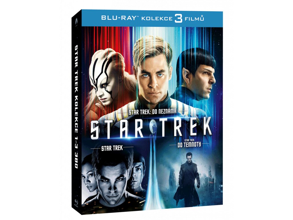 star trek 1 2 3 blu ray kolekce