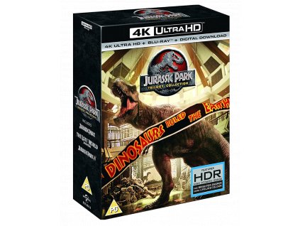 Jurský Park Trilogie (Kolekce 1-3, 3x 4k Ultra HD Blu-ray + 3x Blu-ray, CZ pouze na UHD)