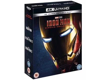 Iron Man (Trilogie, 3x 4k Ultra HD Blu-ray + 3 Blu-ray, Bez CZ)