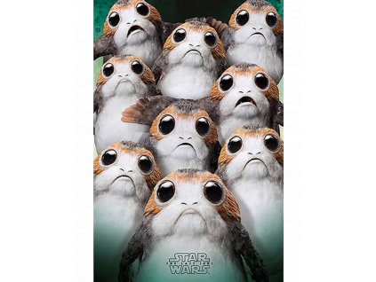 Plakát Star Wars: Poslední z Jediů - Porgové (61 x 91,5 cm)