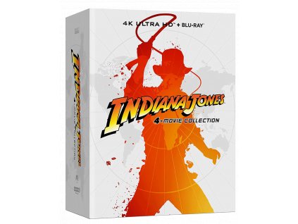 Indiana Jones 1-4 (4k kolekce, Steelbooky, 4x 4k Ultra HD Blu-ray + 5x Blu-ray)