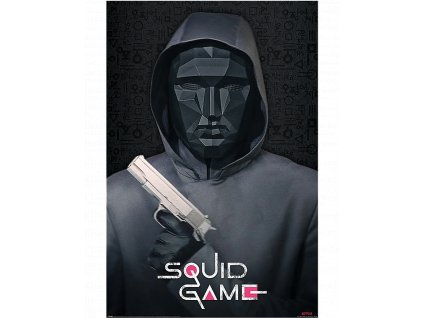 Plakát Hra na oliheň / Squid Game: Muž v masce (91 x 61,5 cm)