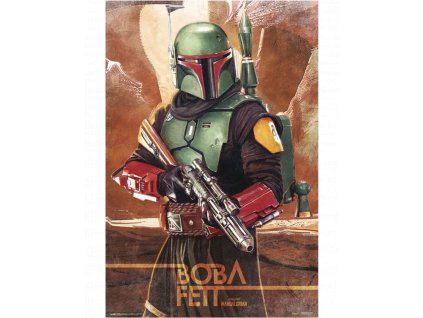 Plakát Star Wars - Mandalorian: Boba Fett (61 x 91,5 cm)