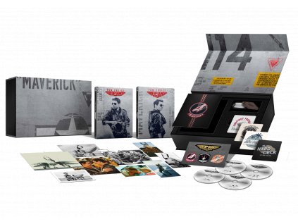 Top Gun Kolekce (2x Steelbook, 2x 4k Ultra HD Blu-ray + 2x Blu-ray + Dárkové předměty - Top Gun + Top Gun Maverick)