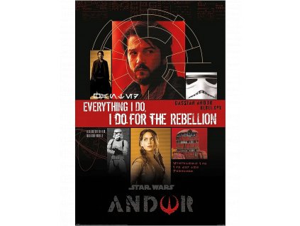 Plakát Star Wars - Cassian Andor: For the Rebellion (91,5 x 61 cm)