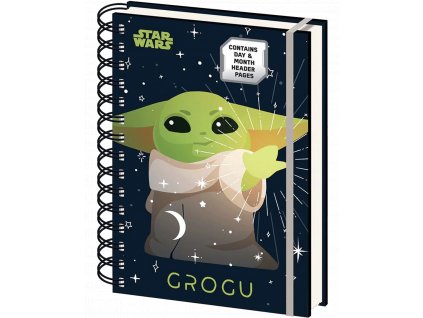 Zápisník Star Wars: Mandalorian - Grogu aka Baby Yoda (A5, 160 stran)