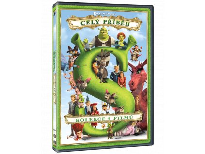 Shrek 1-4 (Kolekce, 4x DVD)