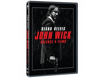 John Wick (Kolekce 1-4, 4x DVD)