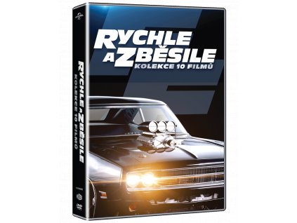 Rychle a zběsile (Kolekce 1-10, 10x DVD)