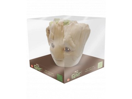 3D Hrnek Marvel: Strážci Galaxie - Baby Groot (300 ml)